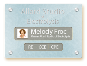 Allard Studio Electrolyis Chilliwack sign